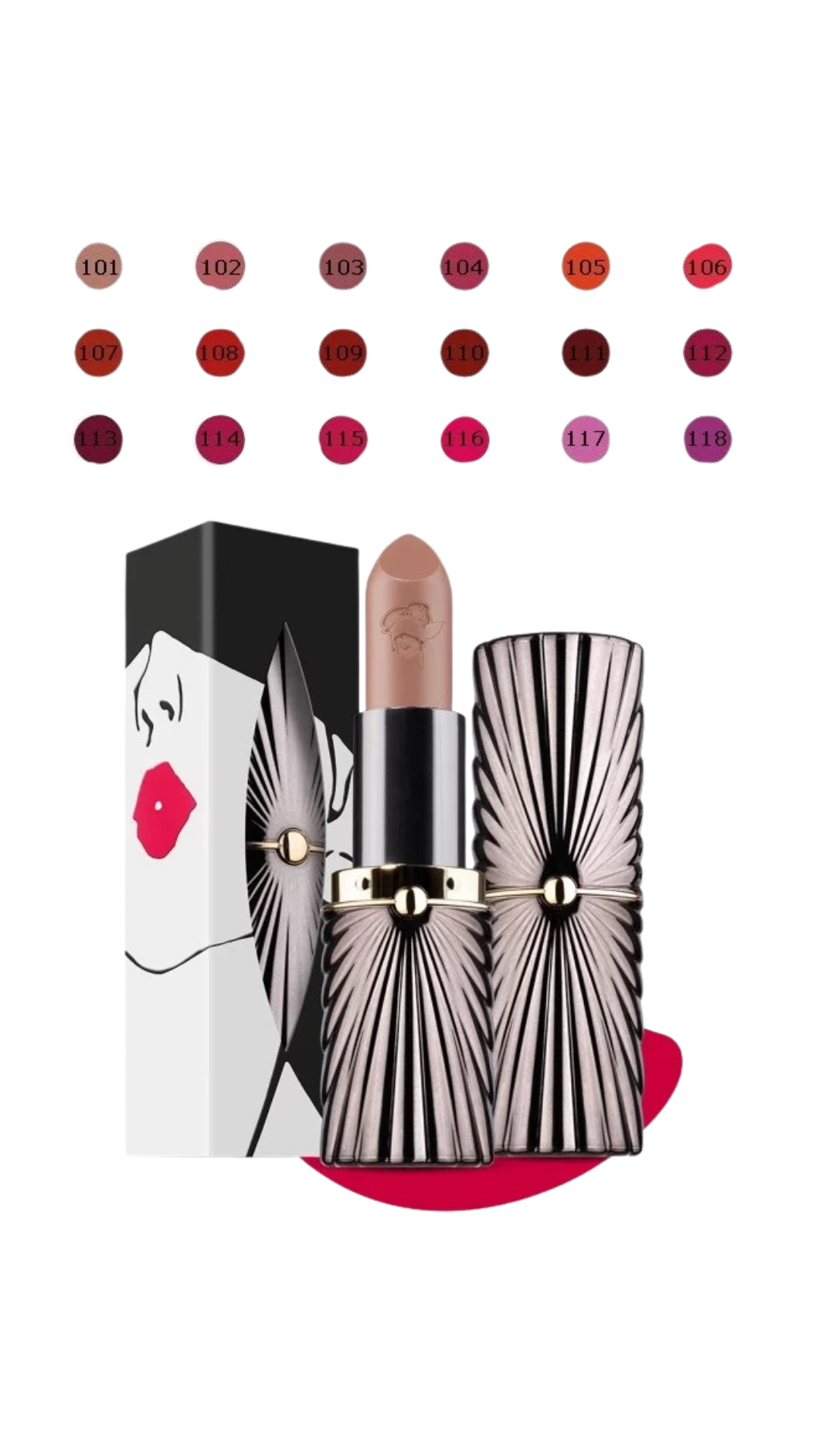 2 Rossetti Rouge Baiser (RED CHRISTMAS EDITION)