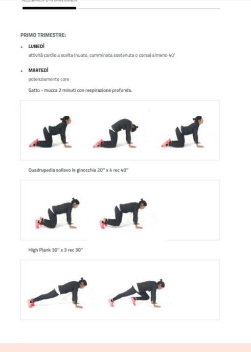 ESERCIZI SOFT di Allenamento in gravidanza+Planners e tracker giornalieri+ ebook di 30 Ricette Salutari